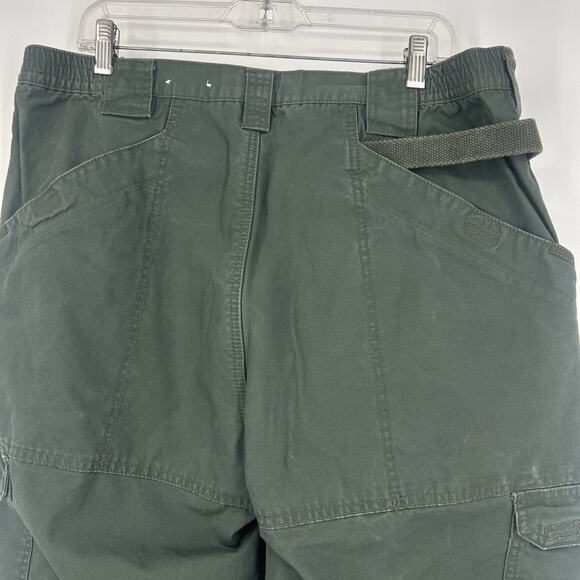 5.11 Tactical Mens Cotton Canvas Cargo Pants Regular Fit Green Size 38x32 - Picture 6 of 8